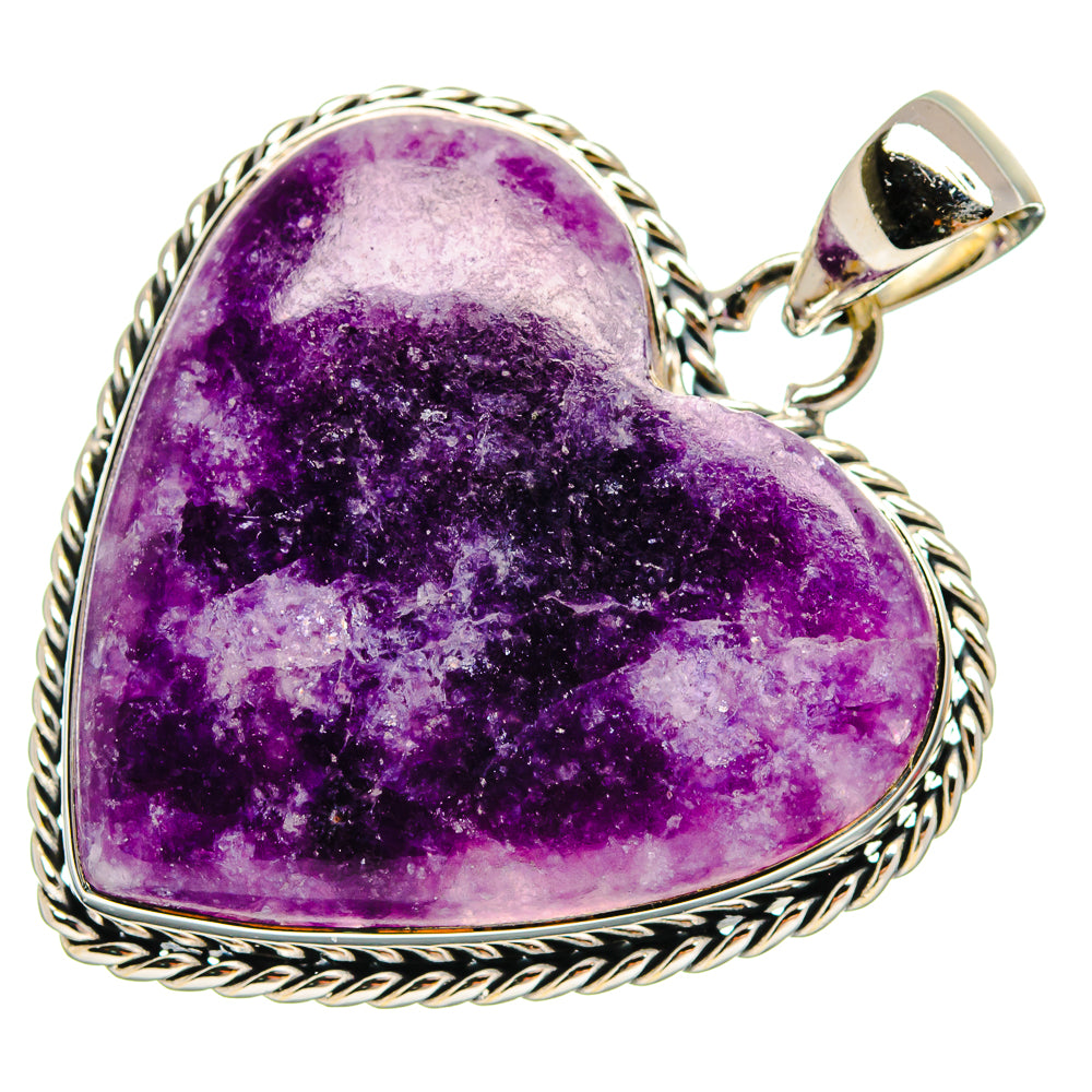 Lepidolite Pendants handcrafted by Anasilvercos - PD25232 - Photo 2