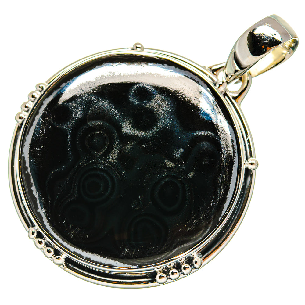 Psilomelane Pendants handcrafted by Anasilvercos - PD25233 - Photo 2