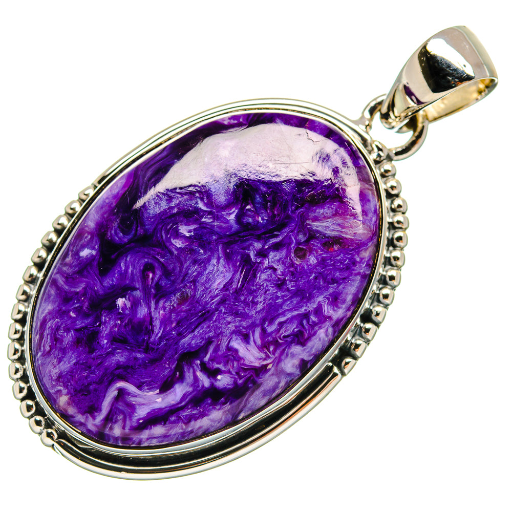 Charoite Pendants handcrafted by Anasilvercos - PD25238 - Photo 2