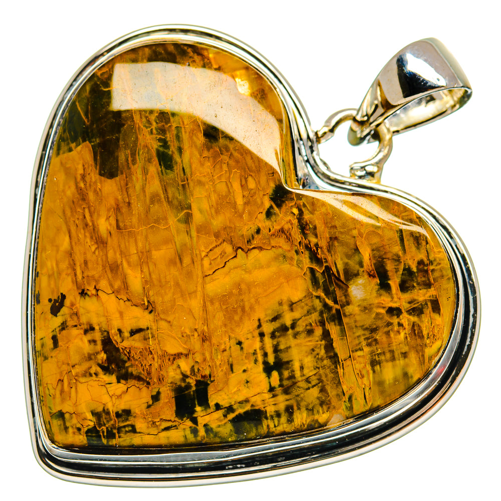 Golden Pietersite Pendants handcrafted by Anasilvercos - PD25247 - Photo 2
