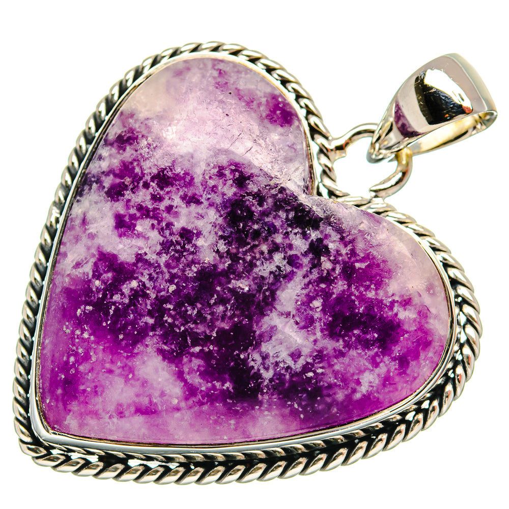 Lepidolite Pendants handcrafted by Anasilvercos - PD25251 - Photo 2