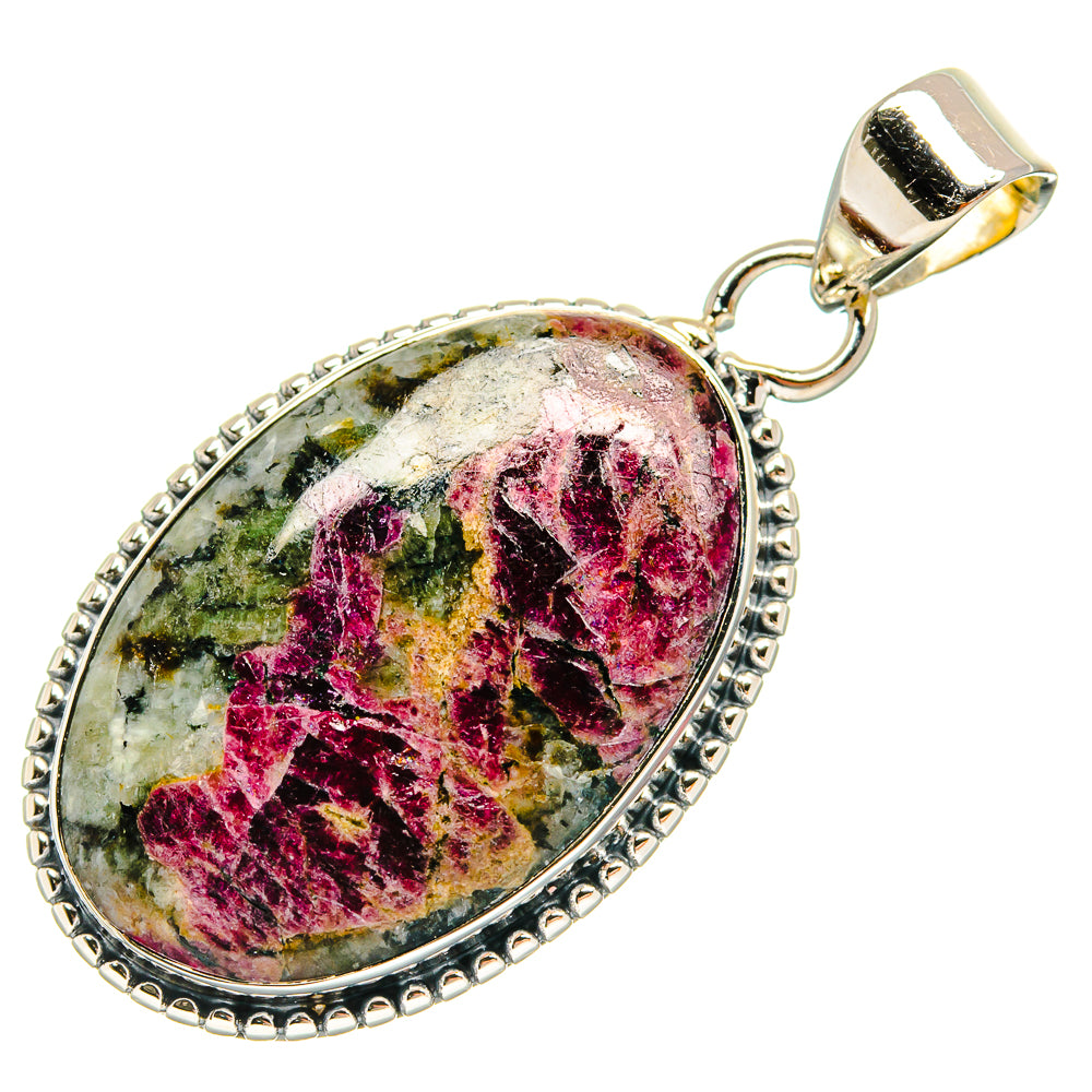 Russian Eudialyte Pendants handcrafted by Anasilvercos - PD25255 - Photo 2