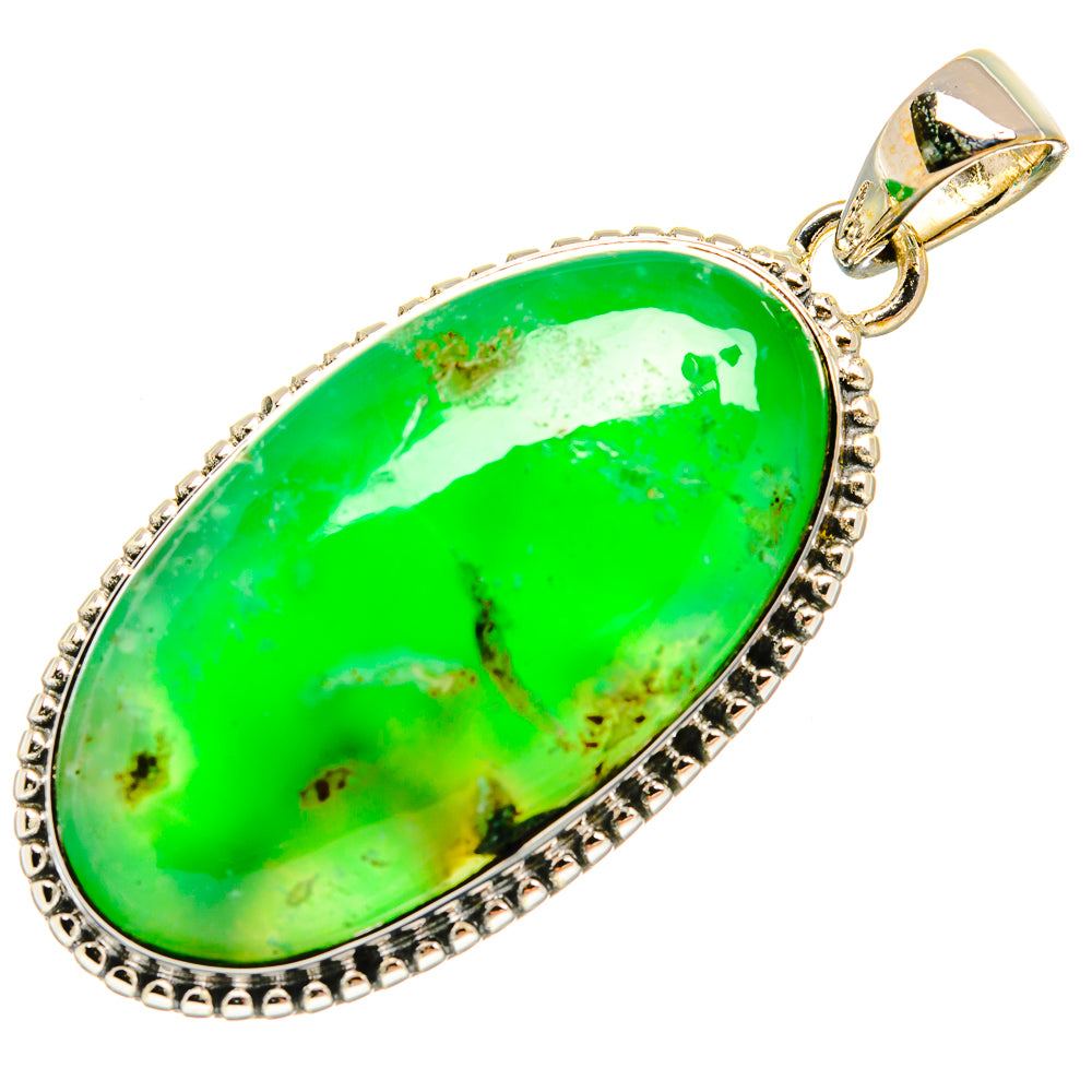 Chrysoprase Pendants handcrafted by Anasilvercos - PD25259 - Photo 2