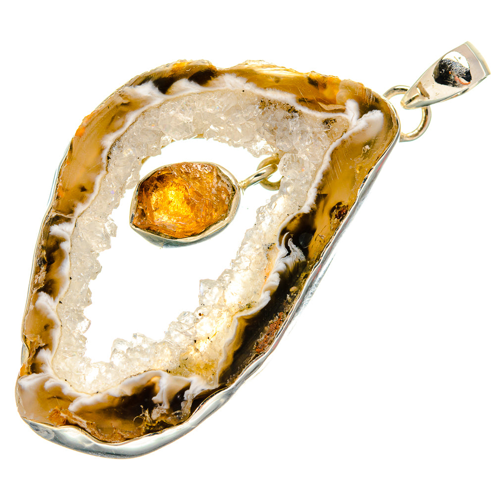 Occo Geode Pendants handcrafted by Anasilvercos - PD25269 - Photo 2