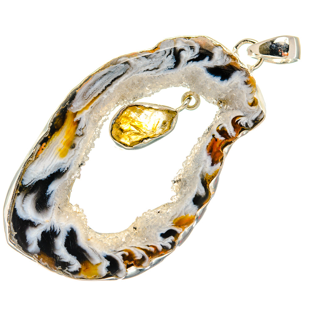 Occo Geode Pendants handcrafted by Anasilvercos - PD25270 - Photo 2