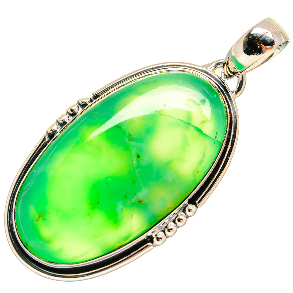 Chrysoprase Pendants handcrafted by Anasilvercos - PD25273 - Photo 2