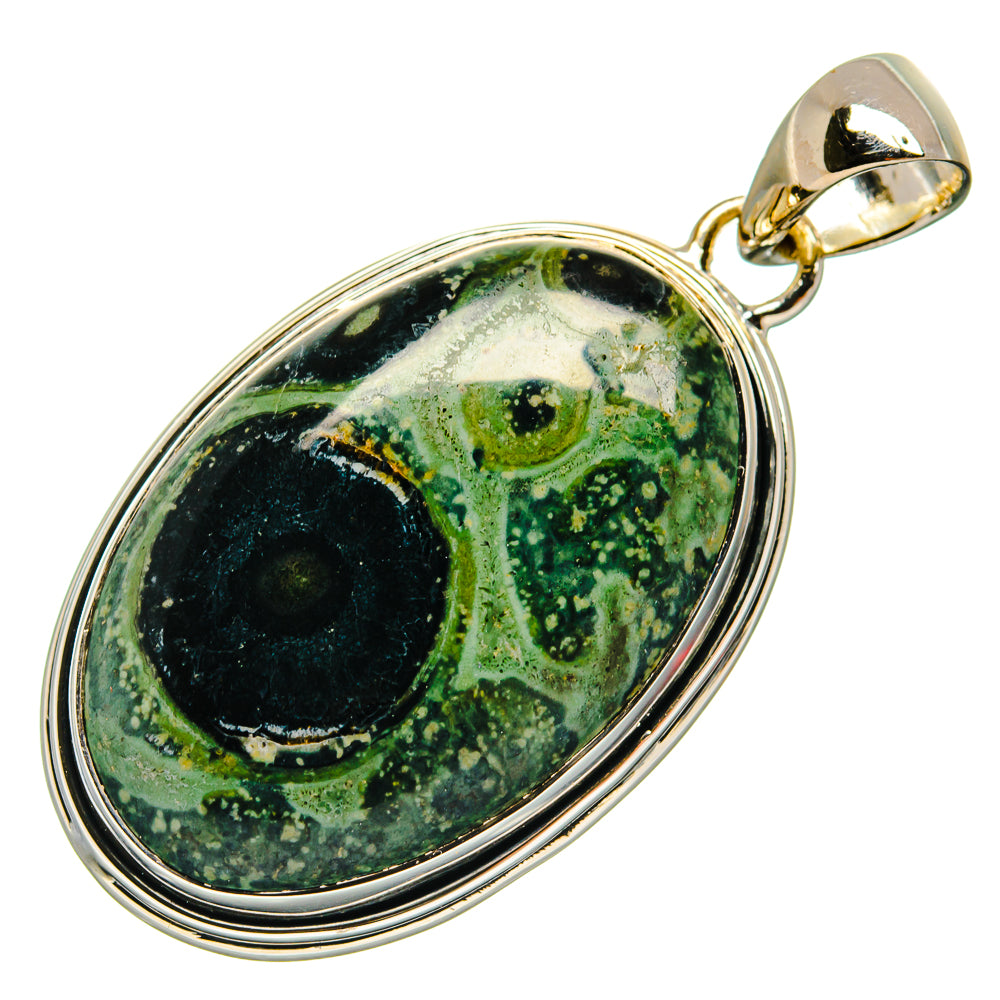 Galaxy Jasper Pendants handcrafted by Anasilvercos - PD25274 - Photo 2