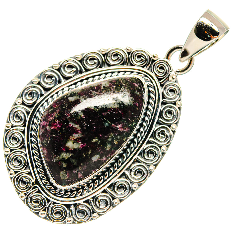 Russian Eudialyte Pendants handcrafted by Anasilvercos - PD25276 - Photo 2