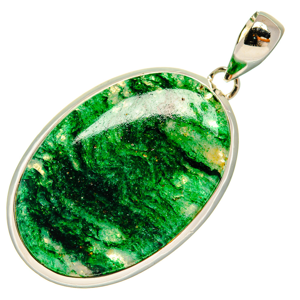 Green Aventurine Pendants handcrafted by Anasilvercos - PD25280 - Photo 2