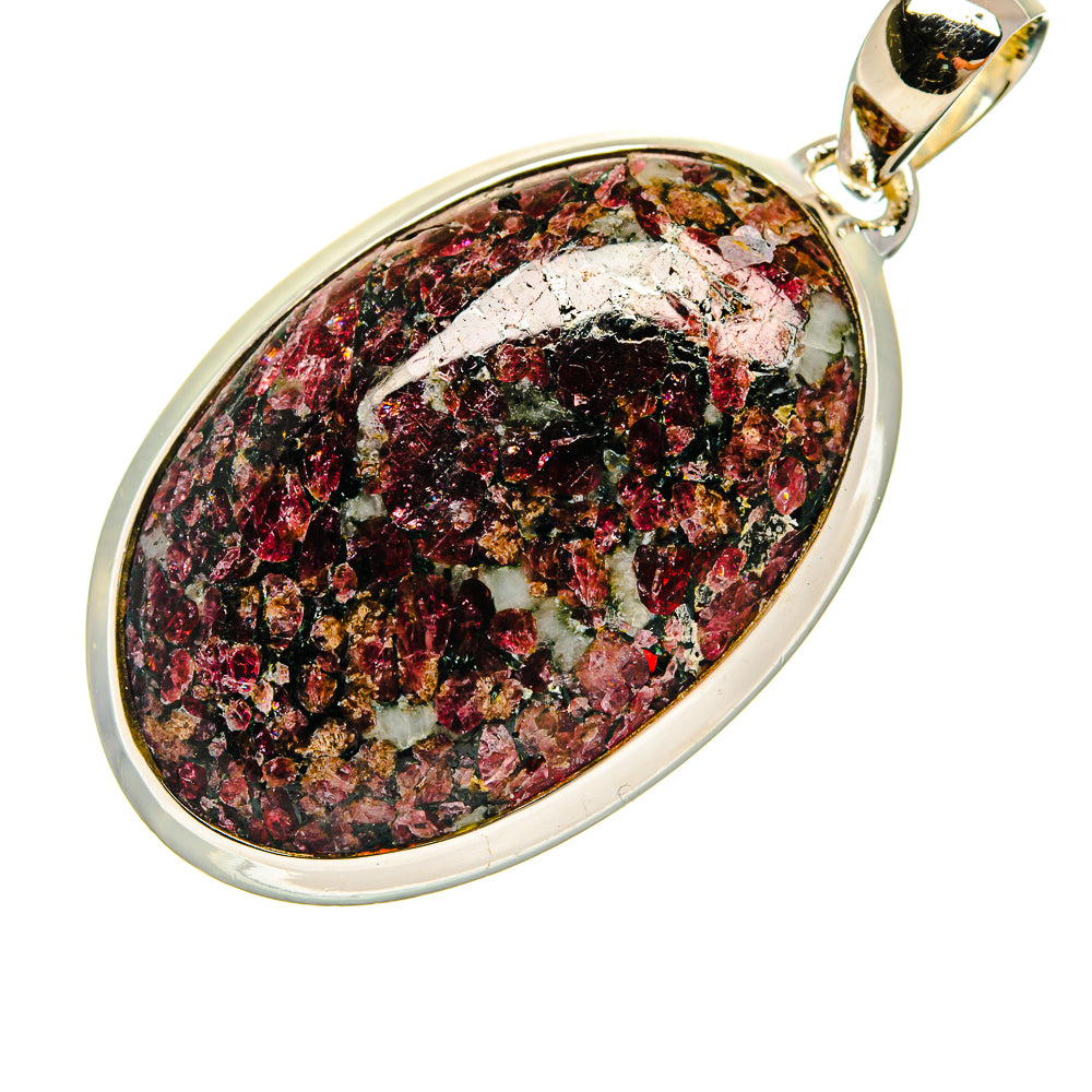 Russian Eudialyte Pendants handcrafted by Anasilvercos - PD25281 - Photo 2