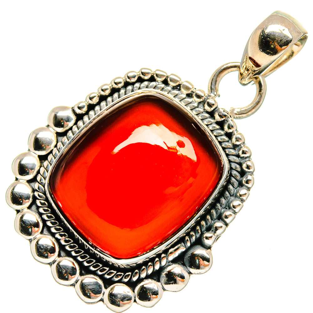 Red Onyx Pendants handcrafted by Anasilvercos - PD25288 - Photo 2
