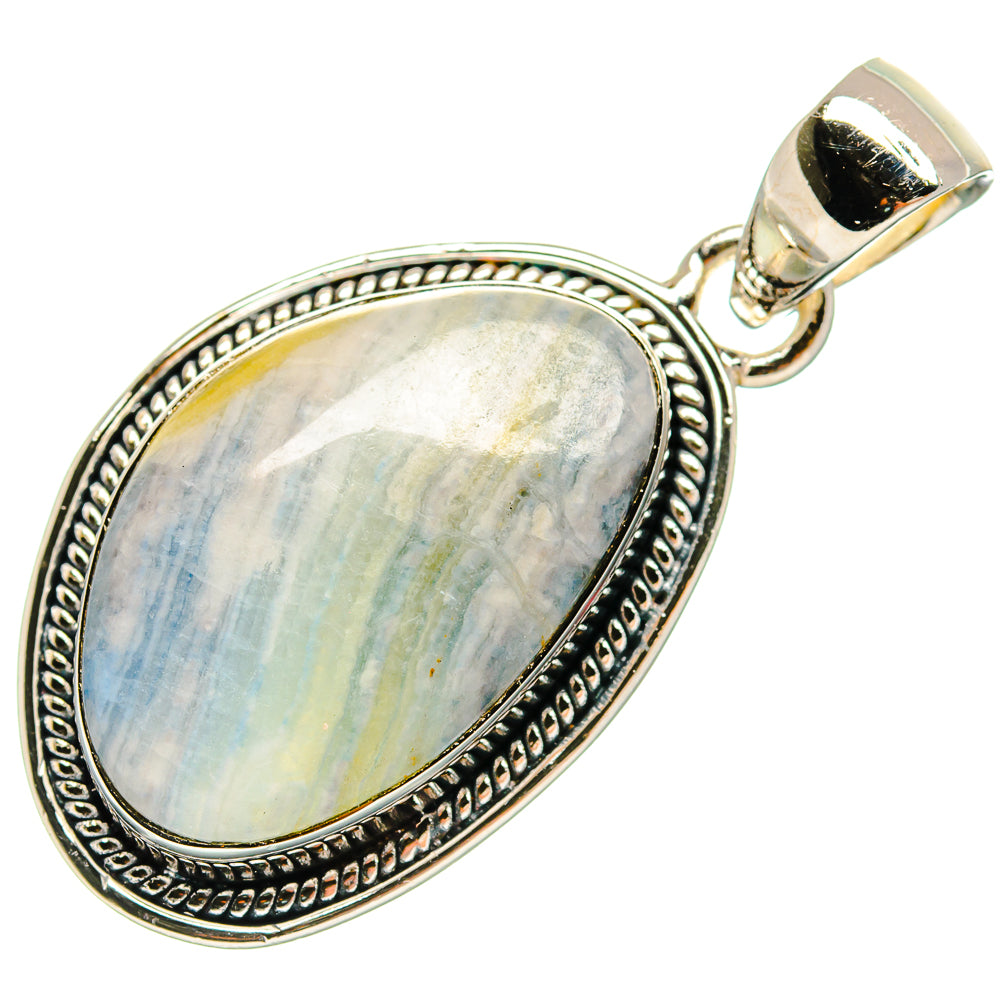 Blue Scheelite Pendants handcrafted by Anasilvercos - PD25289 - Photo 2