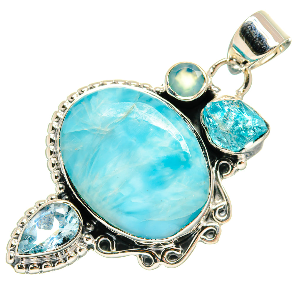 Larimar Pendants handcrafted by Anasilvercos - PD25292 - Photo 2