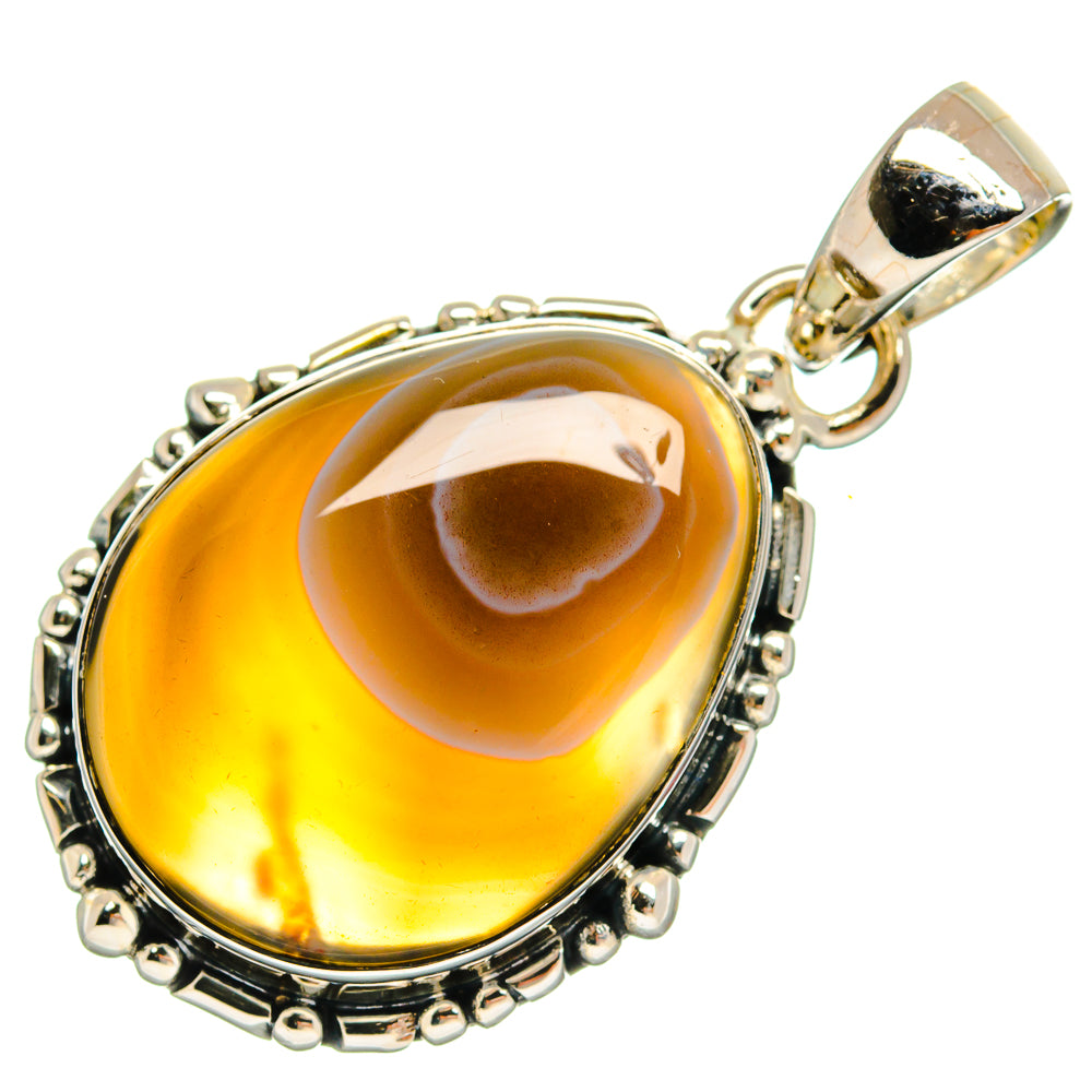 Botswana Agate Pendants handcrafted by Anasilvercos - PD25296 - Photo 2