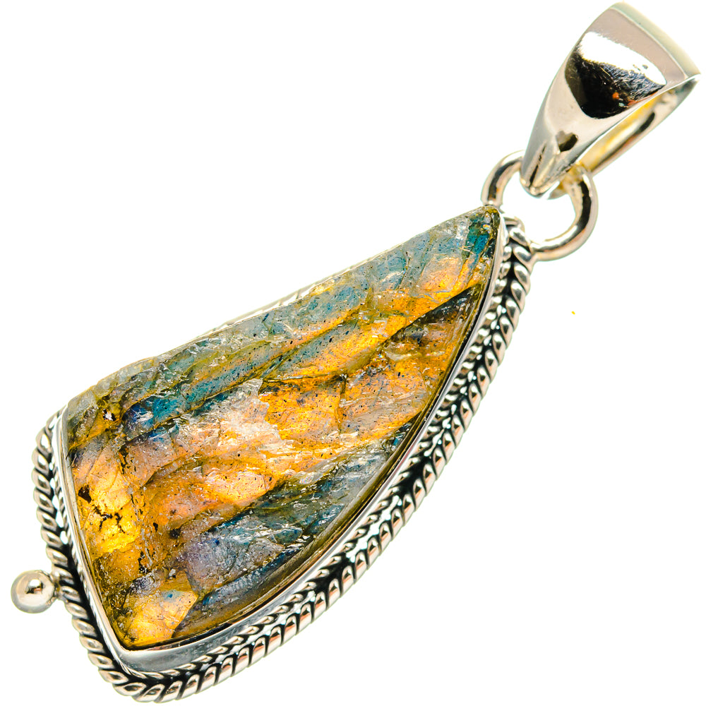 Labradorite Pendants handcrafted by Anasilvercos - PD25298 - Photo 2