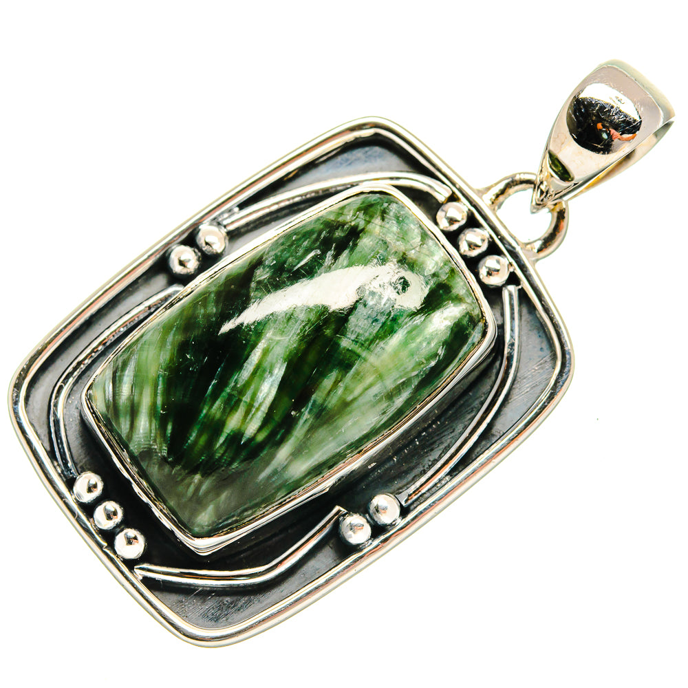 Seraphinite Pendants handcrafted by Anasilvercos - PD25310 - Photo 2