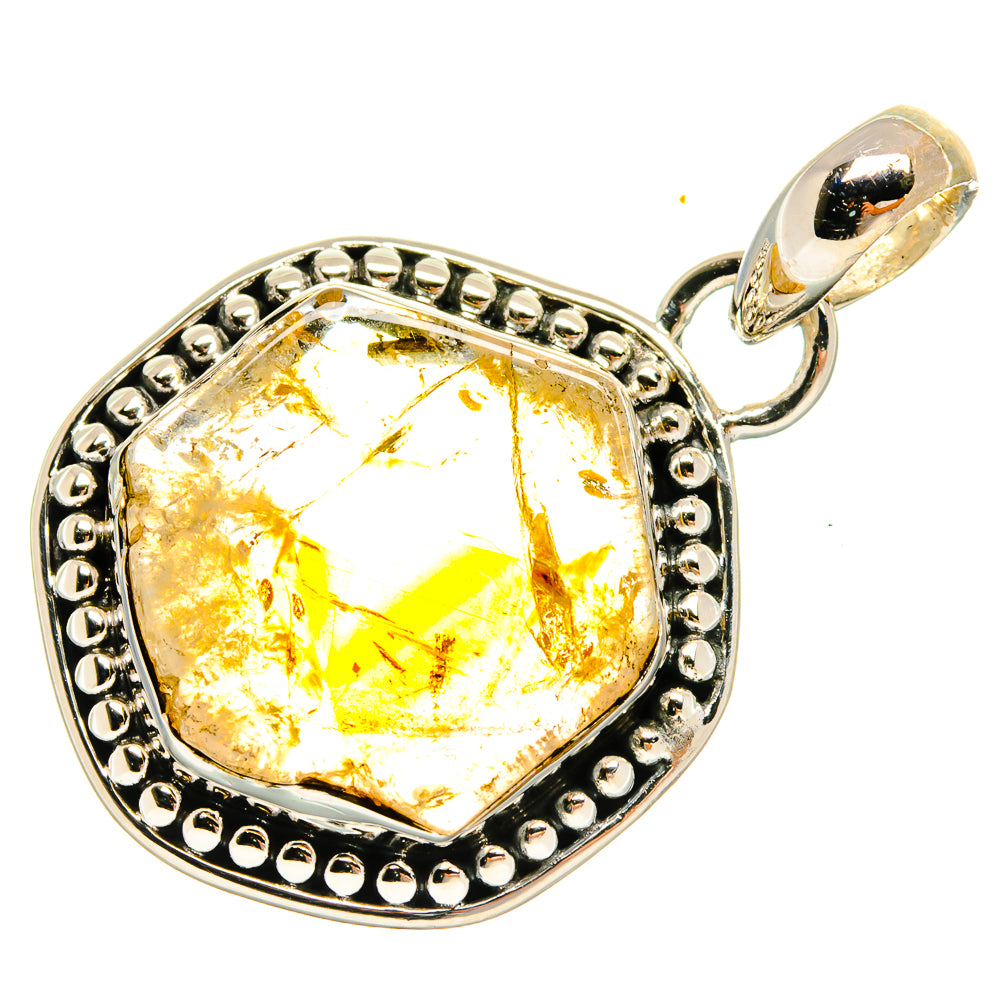 Citrine Pendants handcrafted by Anasilvercos - PD25317 - Photo 2