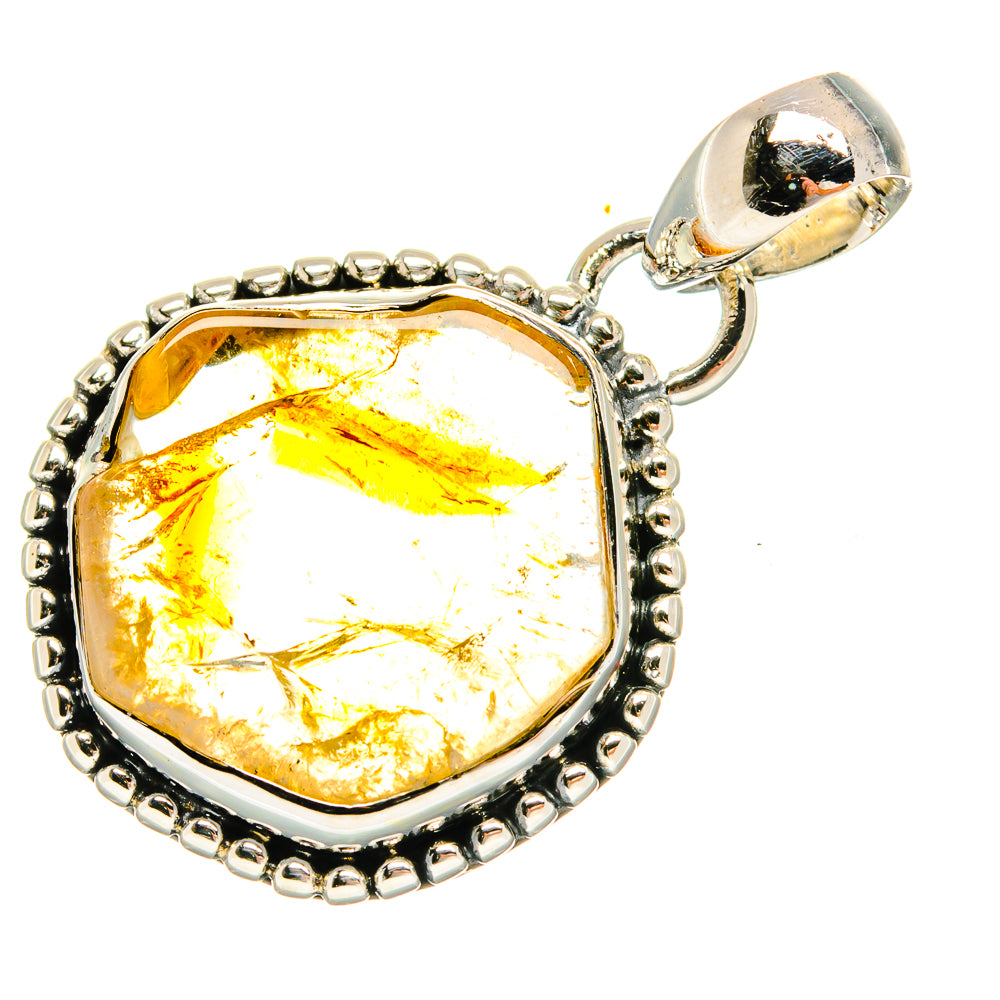 Citrine Pendants handcrafted by Anasilvercos - PD25318 - Photo 2