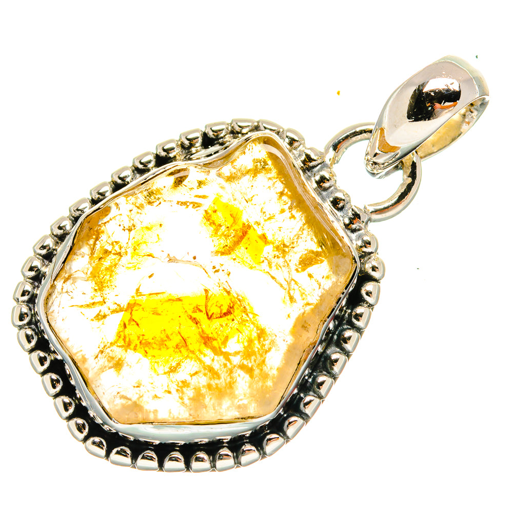 Citrine Pendants handcrafted by Anasilvercos - PD25320 - Photo 2