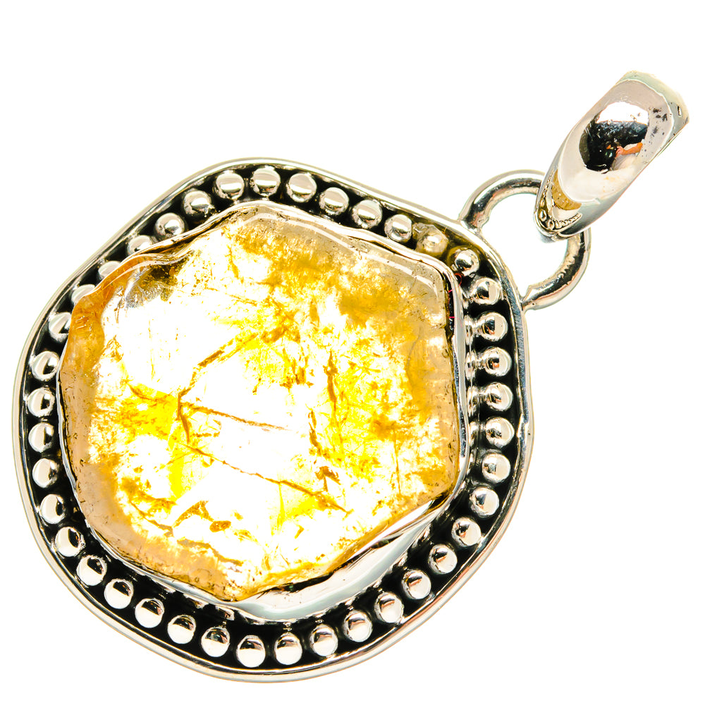 Citrine Pendants handcrafted by Anasilvercos - PD25322 - Photo 2