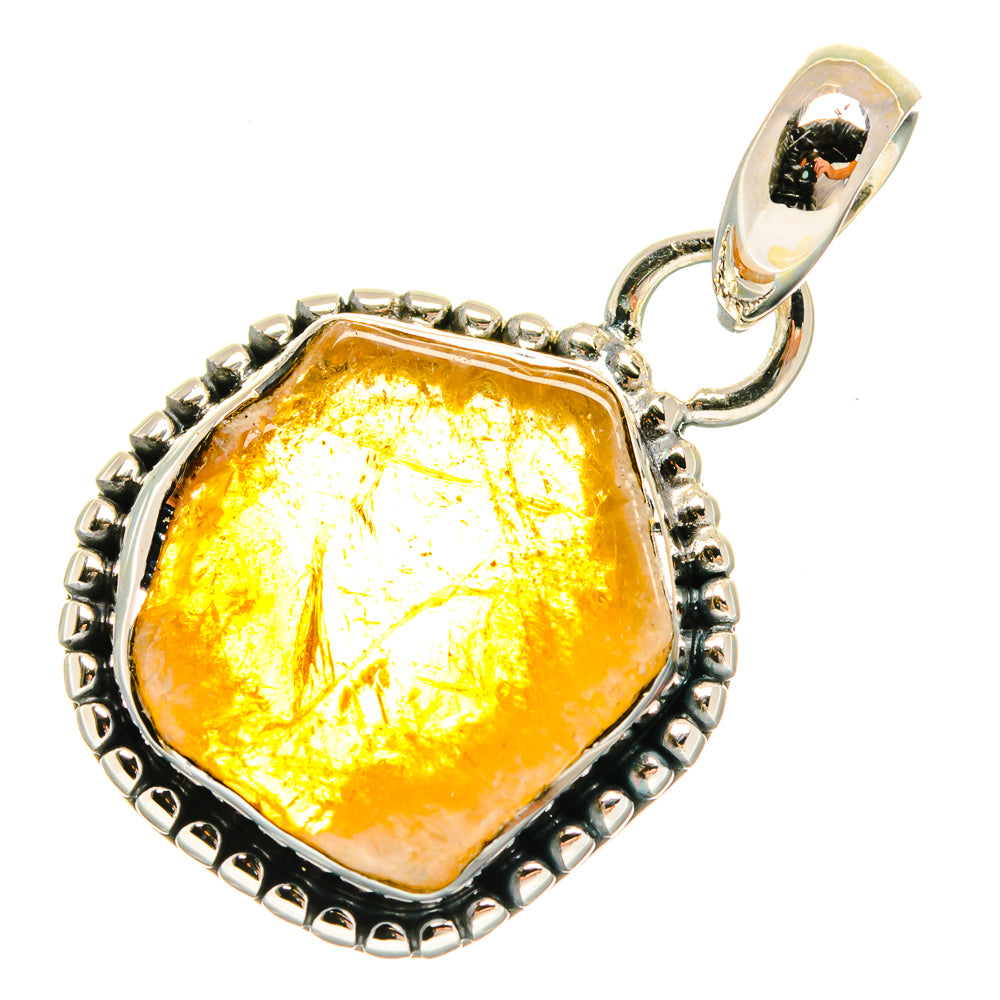 Citrine Pendants handcrafted by Anasilvercos - PD25326 - Photo 2