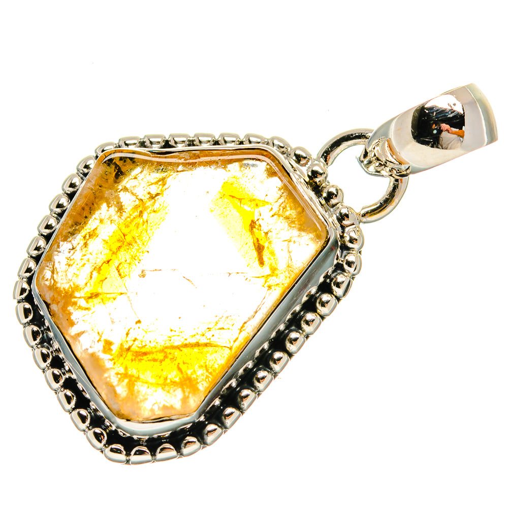 Citrine Pendants handcrafted by Anasilvercos - PD25327 - Photo 2