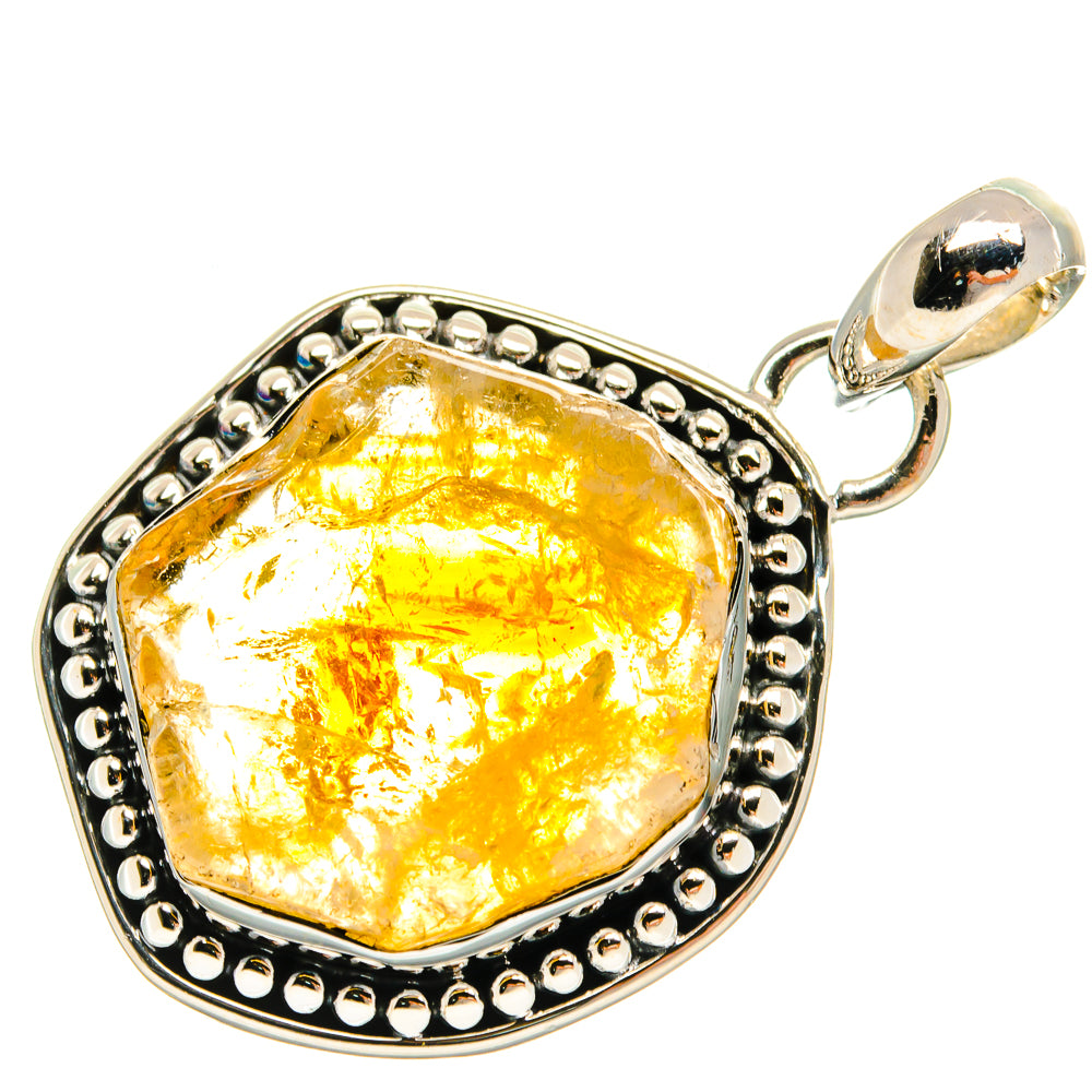 Citrine Pendants handcrafted by Anasilvercos - PD25331 - Photo 2