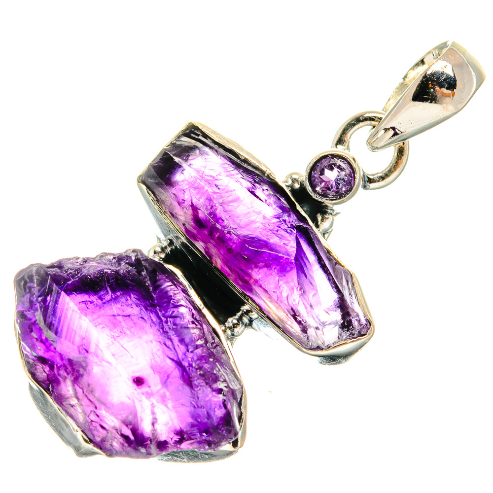 Amethyst Pendants handcrafted by Anasilvercos - PD25332 - Photo 2