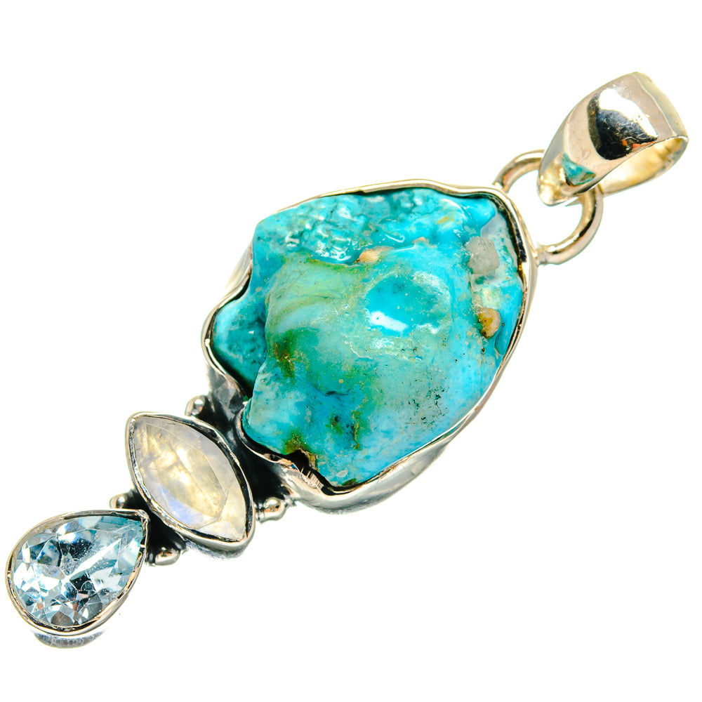Turquoise Pendants handcrafted by Anasilvercos - PD25334 - Photo 2