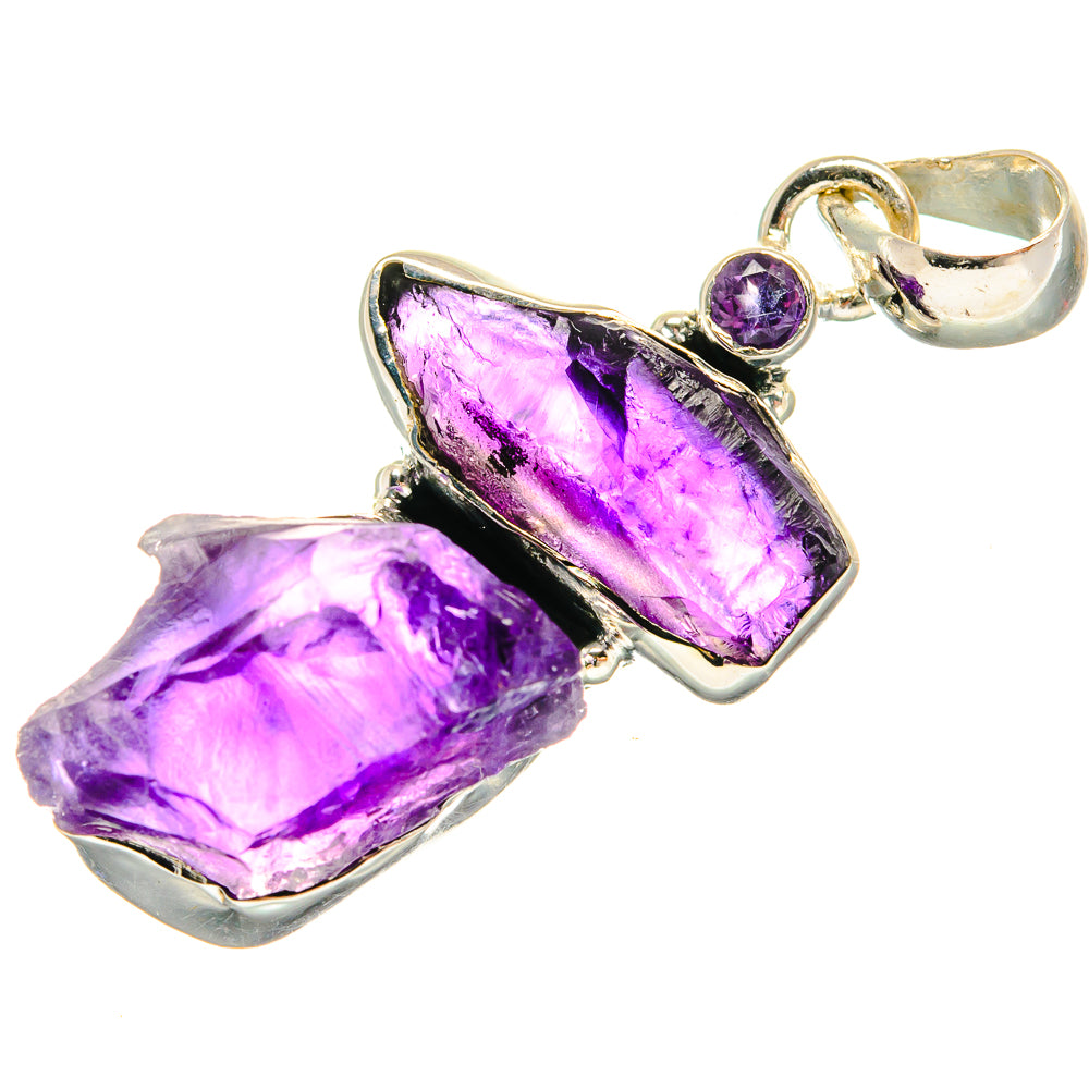 Amethyst Pendants handcrafted by Anasilvercos - PD25338 - Photo 2
