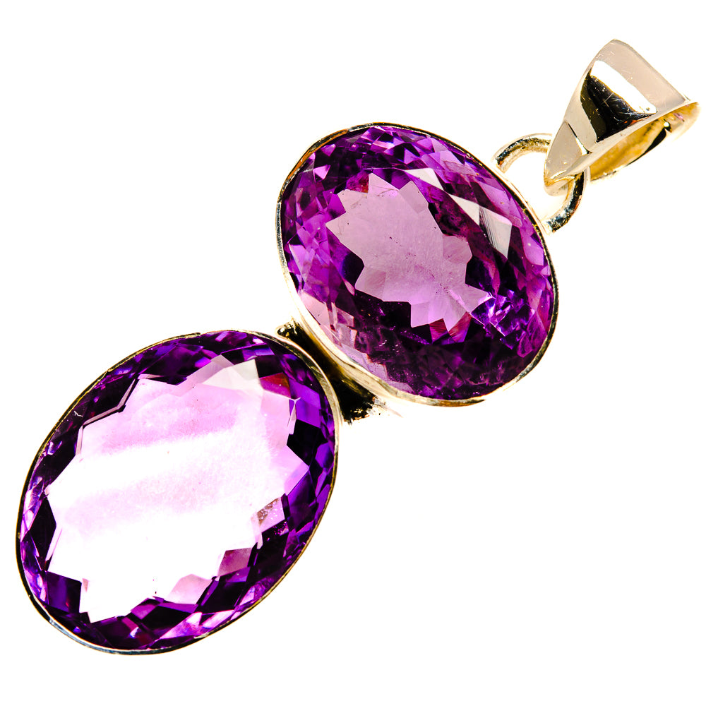 Amethyst Pendants handcrafted by Anasilvercos - PD25373 - Photo 2