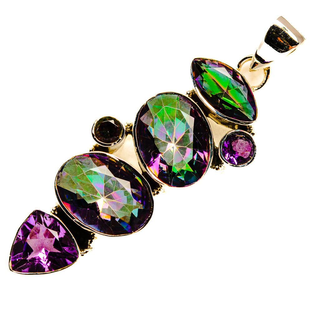 Mystic Topaz Pendants handcrafted by Anasilvercos - PD25375 - Photo 2