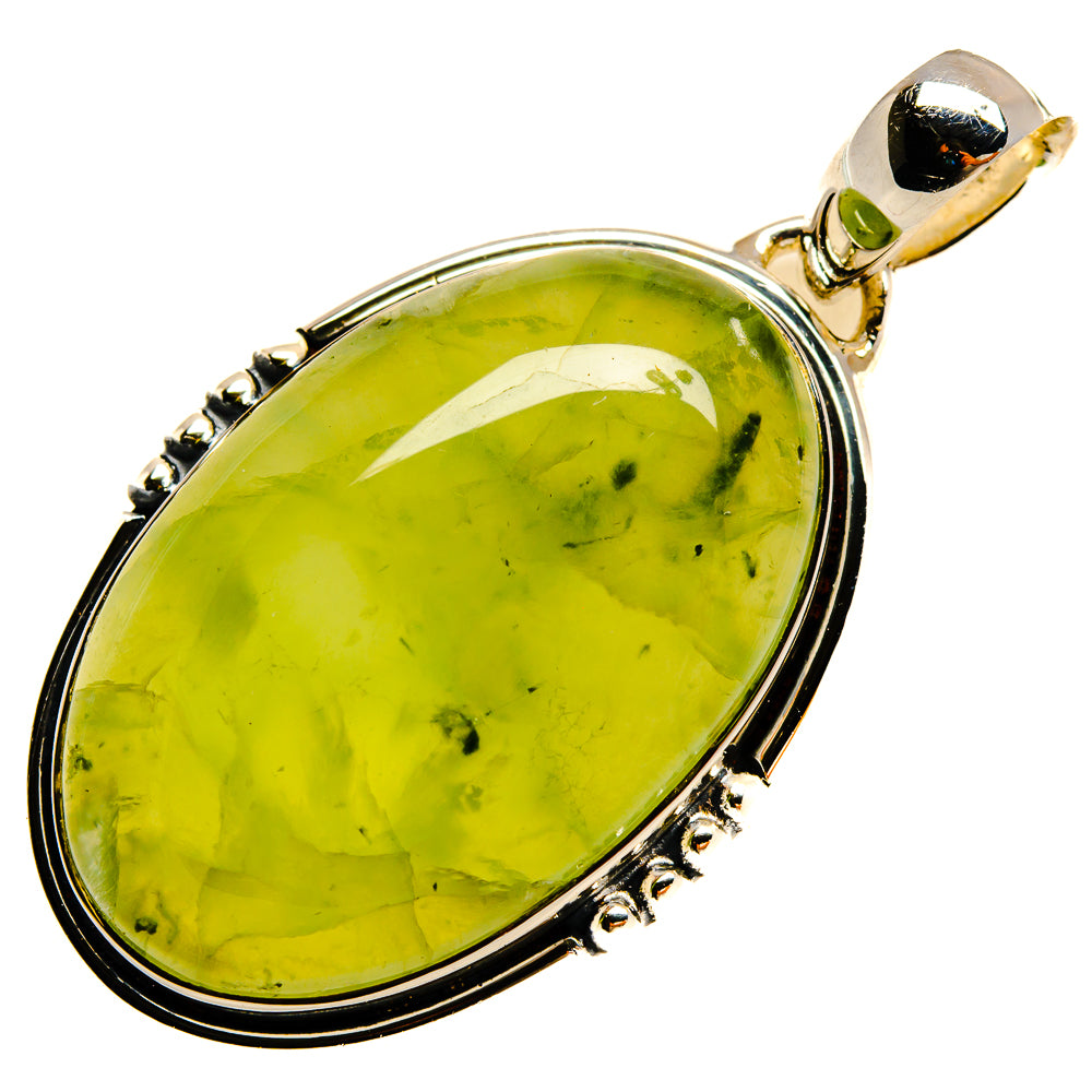 Prehnite Pendants handcrafted by Anasilvercos - PD25376 - Photo 2