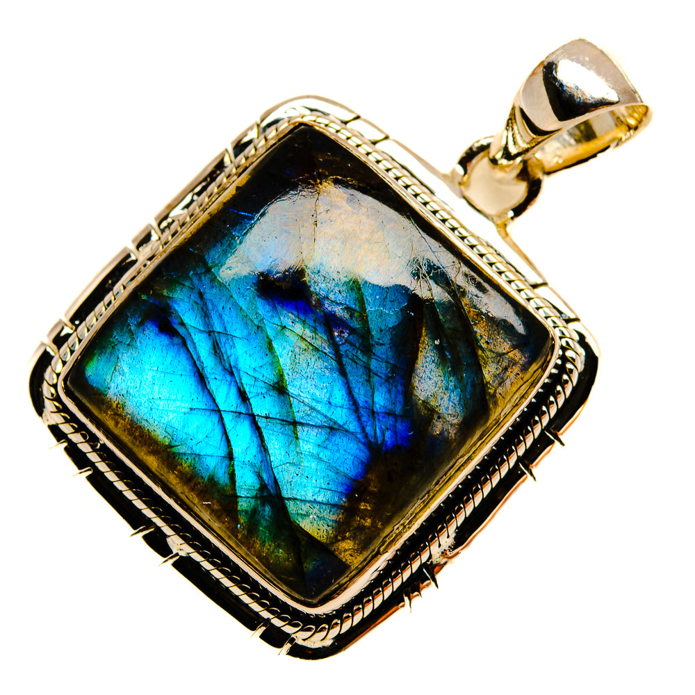 Labradorite Pendants handcrafted by Anasilvercos - PD25379 - Photo 2