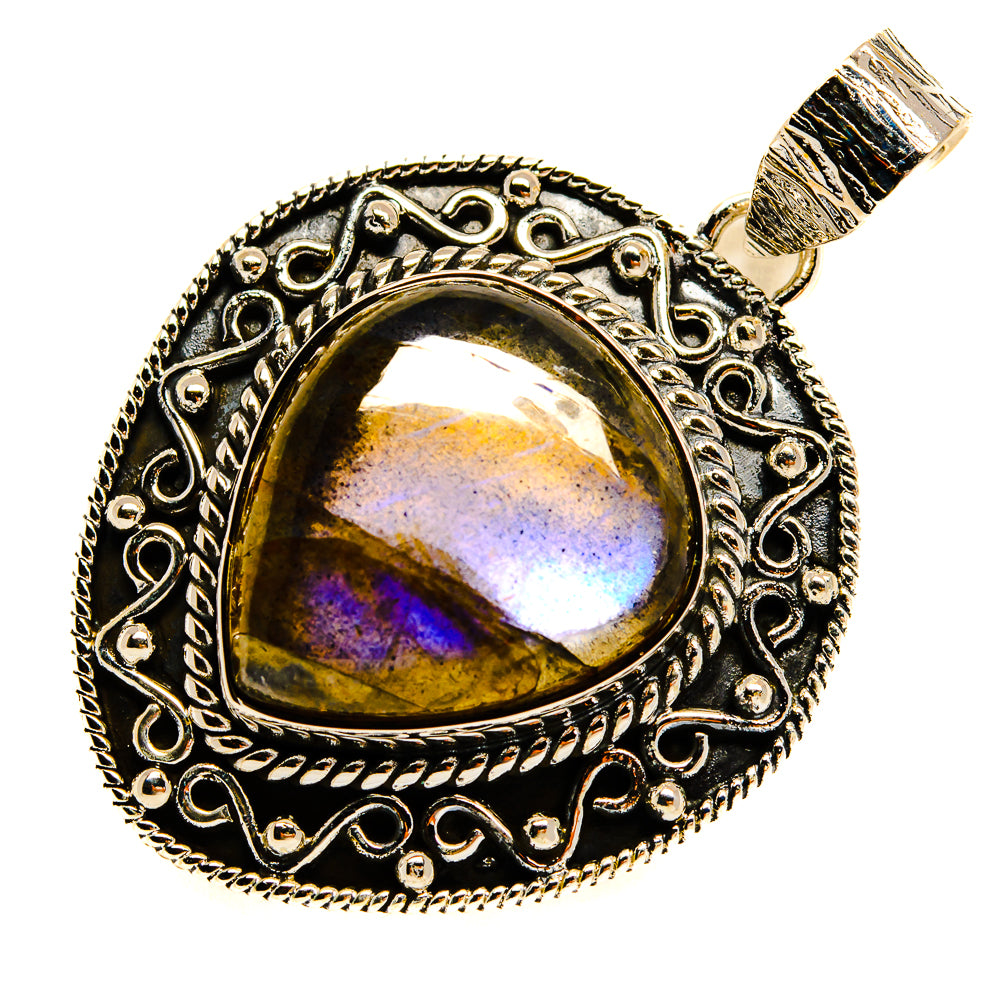 Labradorite Pendants handcrafted by Anasilvercos - PD25381 - Photo 2