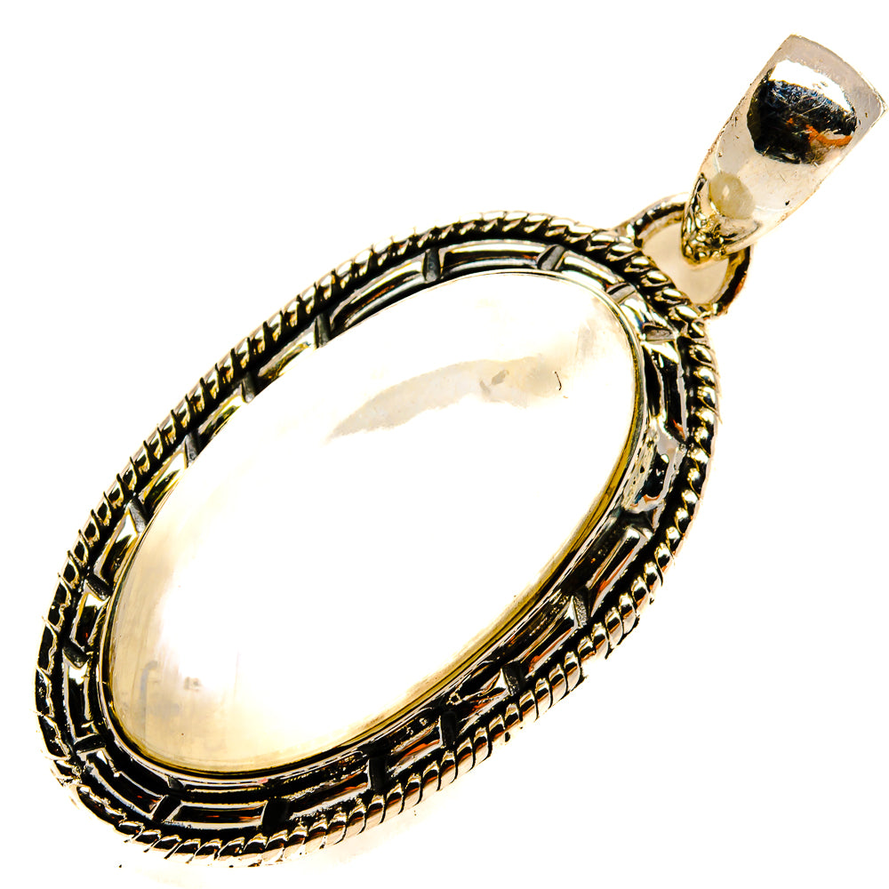 Rainbow Moonstone Pendants handcrafted by Anasilvercos - PD25388 - Photo 2