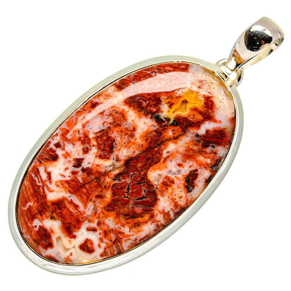 Crazy Lace Agate Pendants handcrafted by Anasilvercos - PD25397 - Photo 2