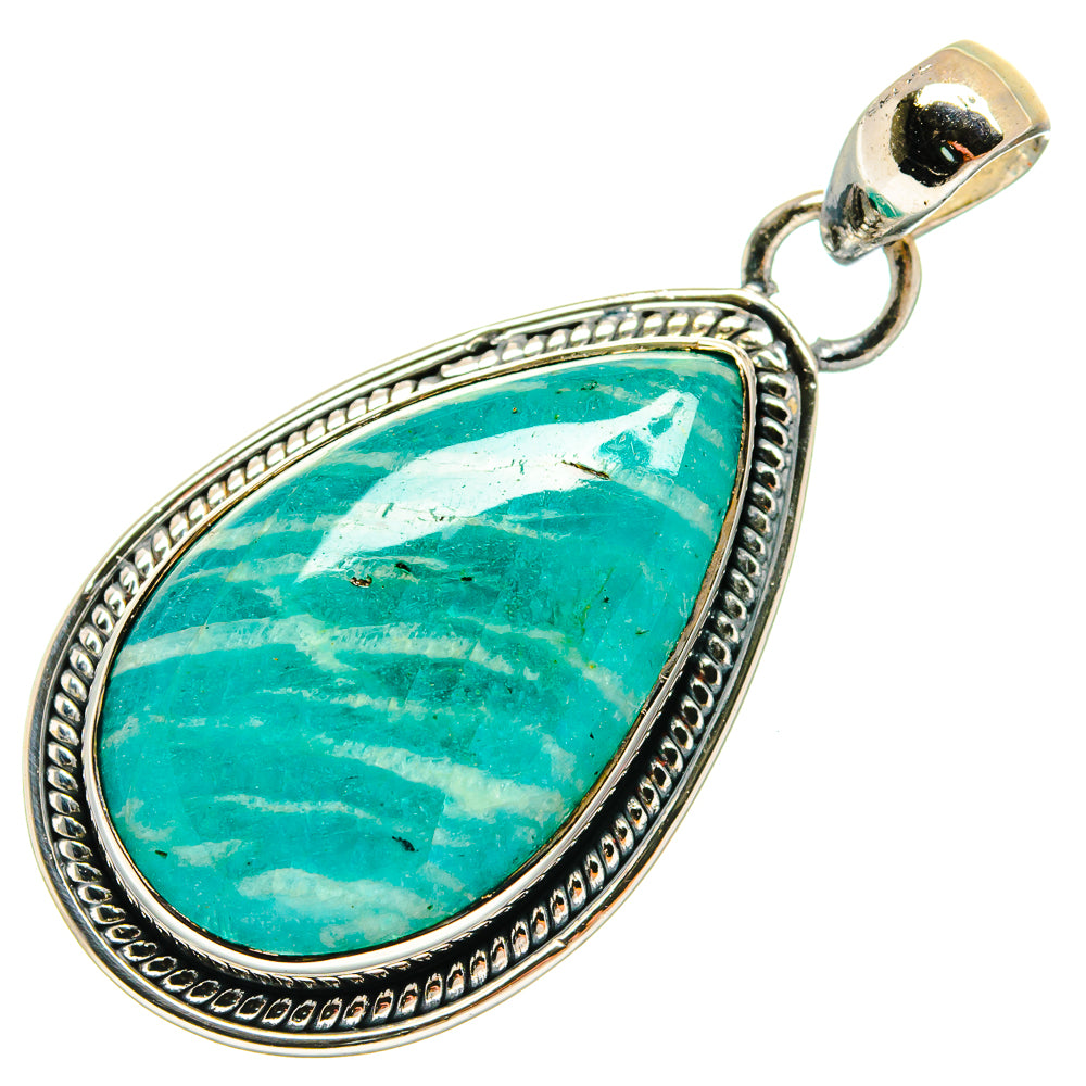 Amazonite Pendants handcrafted by Anasilvercos - PD25435 - Photo 2