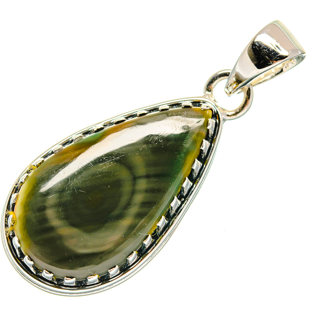 Polychrome Jasper Pendants handcrafted by Anasilvercos - PD25437 - Photo 2