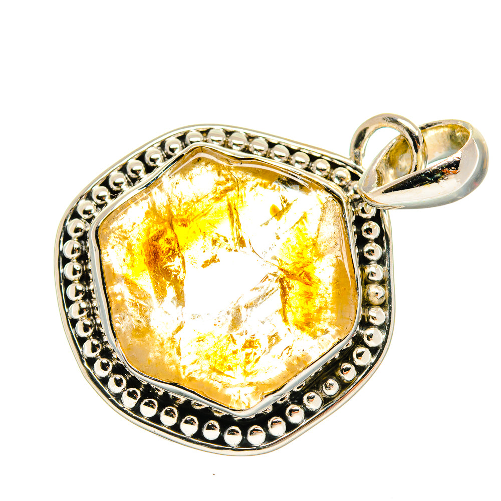 Citrine Pendants handcrafted by Anasilvercos - PD25446 - Photo 2