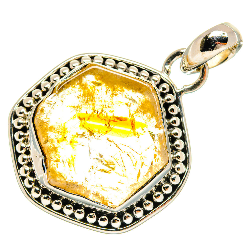 Citrine Pendants handcrafted by Anasilvercos - PD25448 - Photo 2