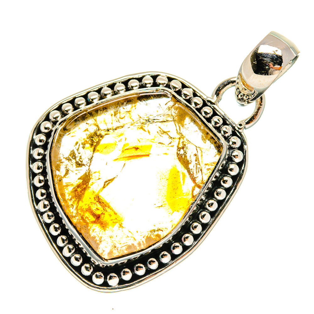 Citrine Pendants handcrafted by Anasilvercos - PD25450 - Photo 2