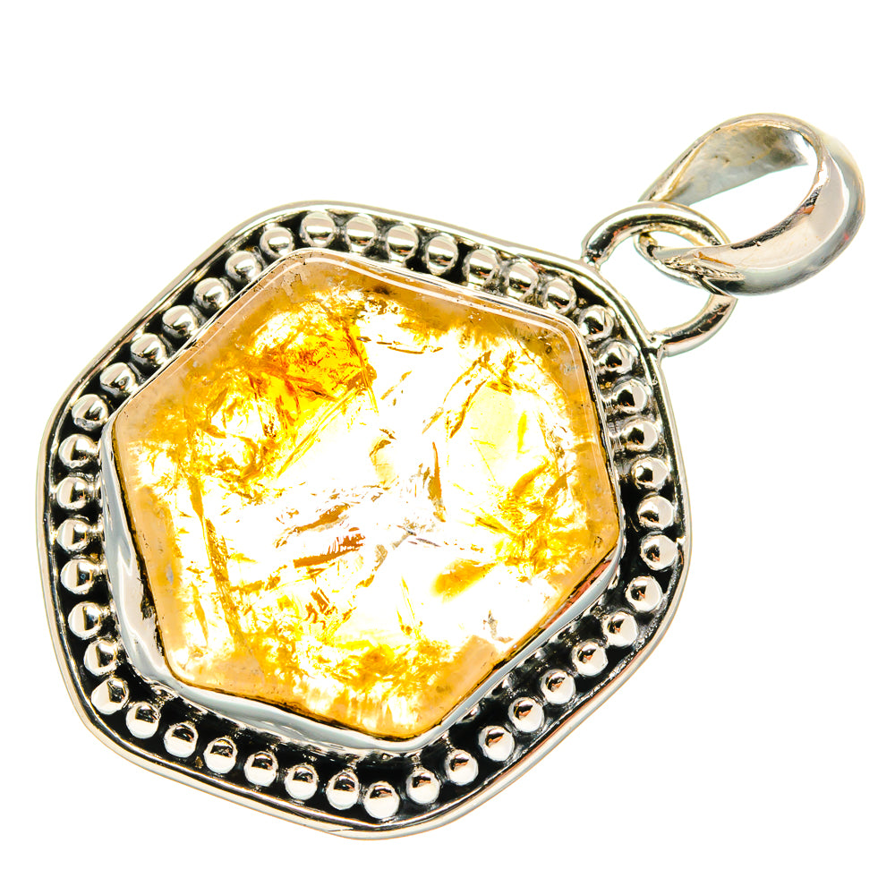 Citrine Pendants handcrafted by Anasilvercos - PD25451 - Photo 2