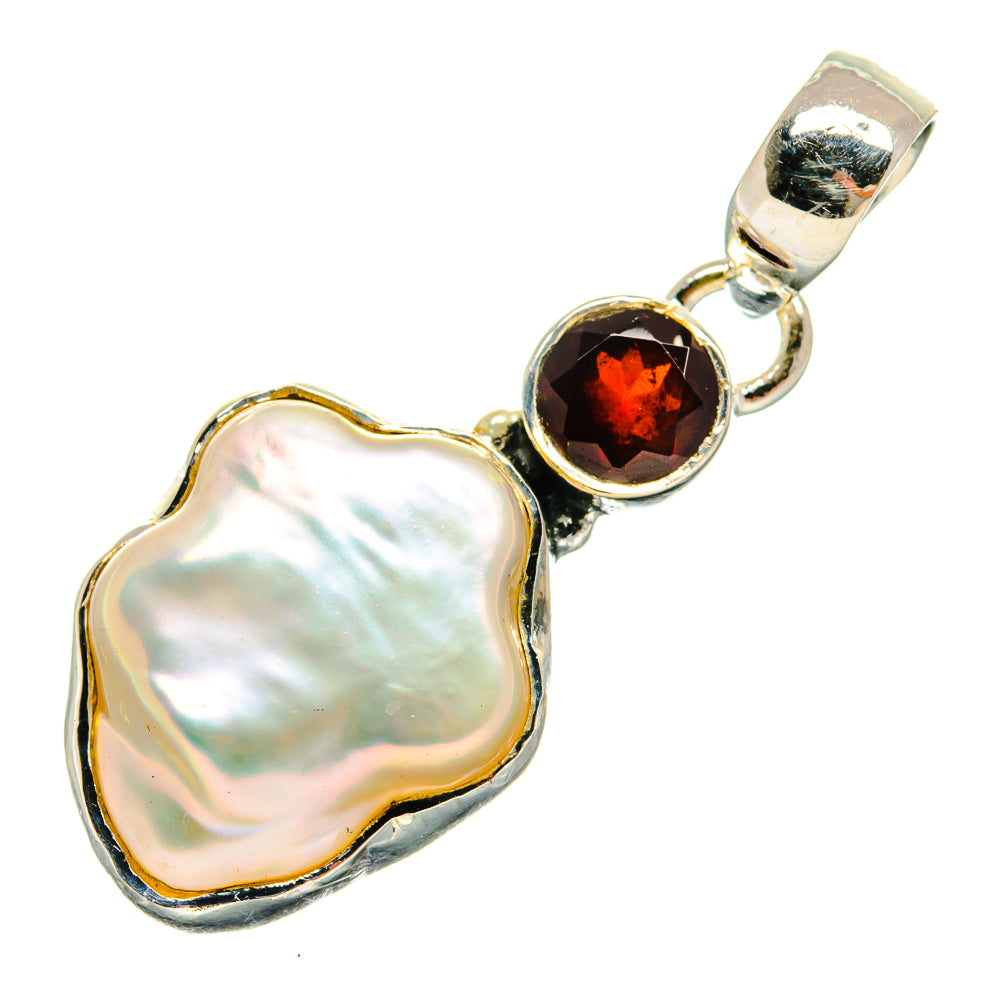 Mother Of Pearl Pendants handcrafted by Anasilvercos - PD25454 - Photo 2