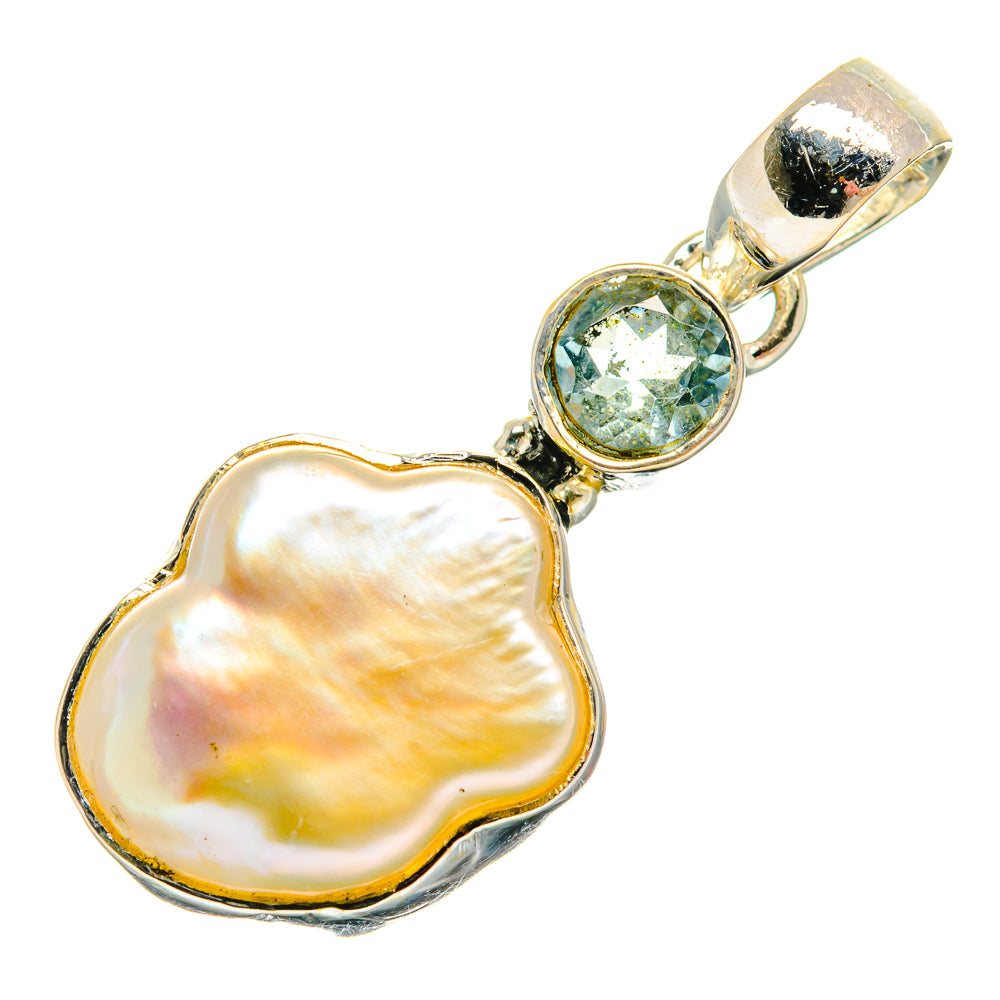 Mother Of Pearl Pendants handcrafted by Anasilvercos - PD25456 - Photo 2