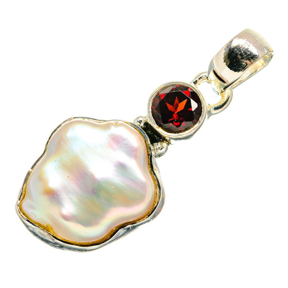 Mother Of Pearl Pendants handcrafted by Anasilvercos - PD25458 - Photo 2