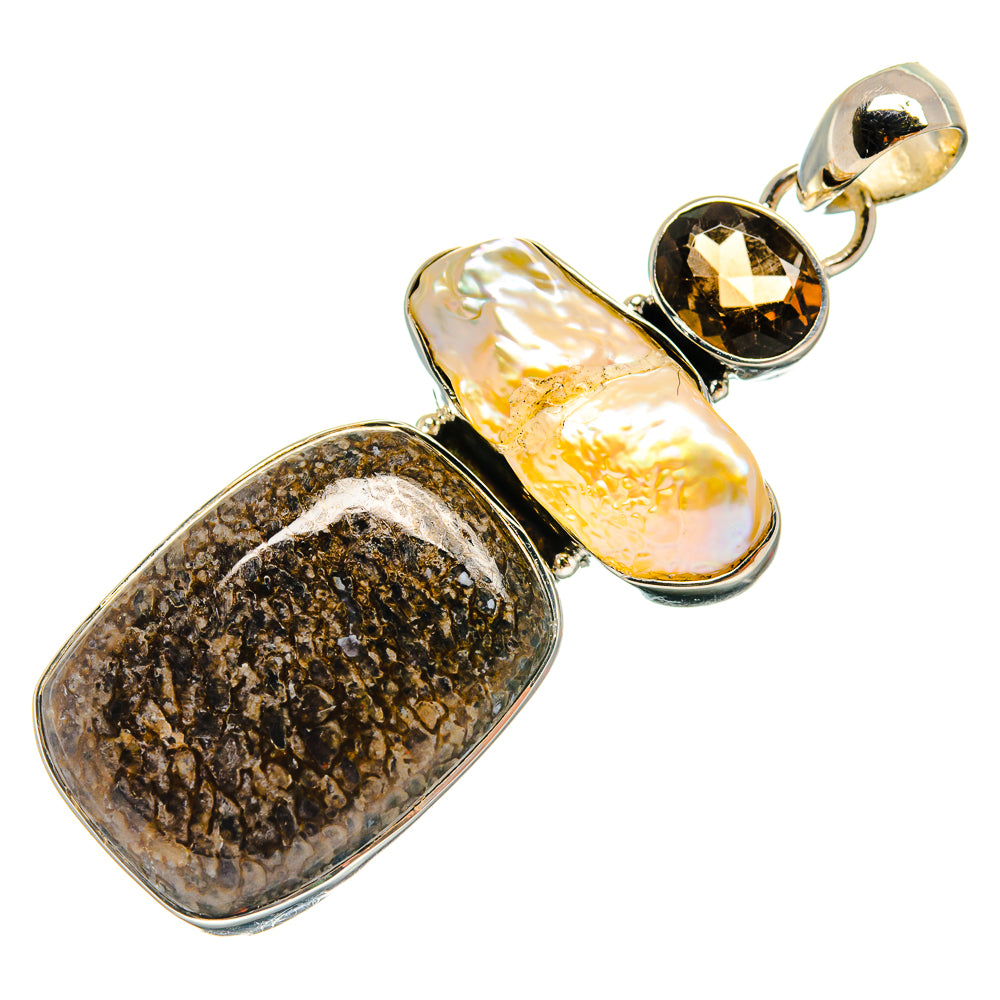Dinosaur Bone Pendants handcrafted by Anasilvercos - PD25486 - Photo 2