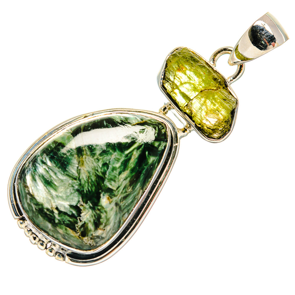 Seraphinite Pendants handcrafted by Anasilvercos - PD25487 - Photo 2