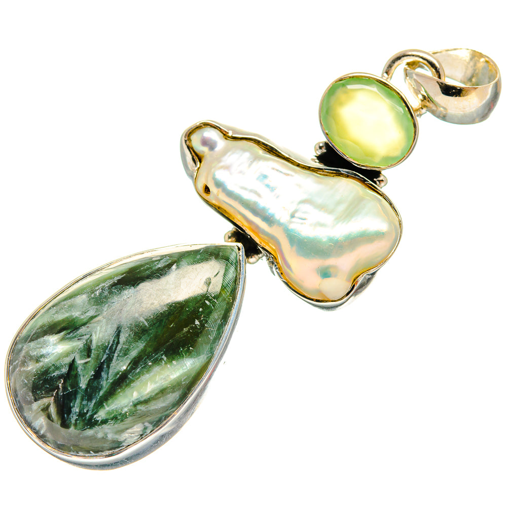 Seraphinite Pendants handcrafted by Anasilvercos - PD25494 - Photo 2