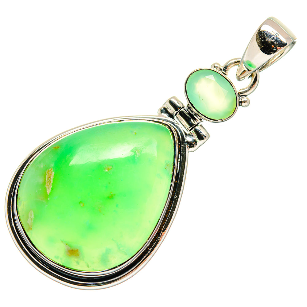 Chrysoprase Pendants handcrafted by Anasilvercos - PD25496 - Photo 2